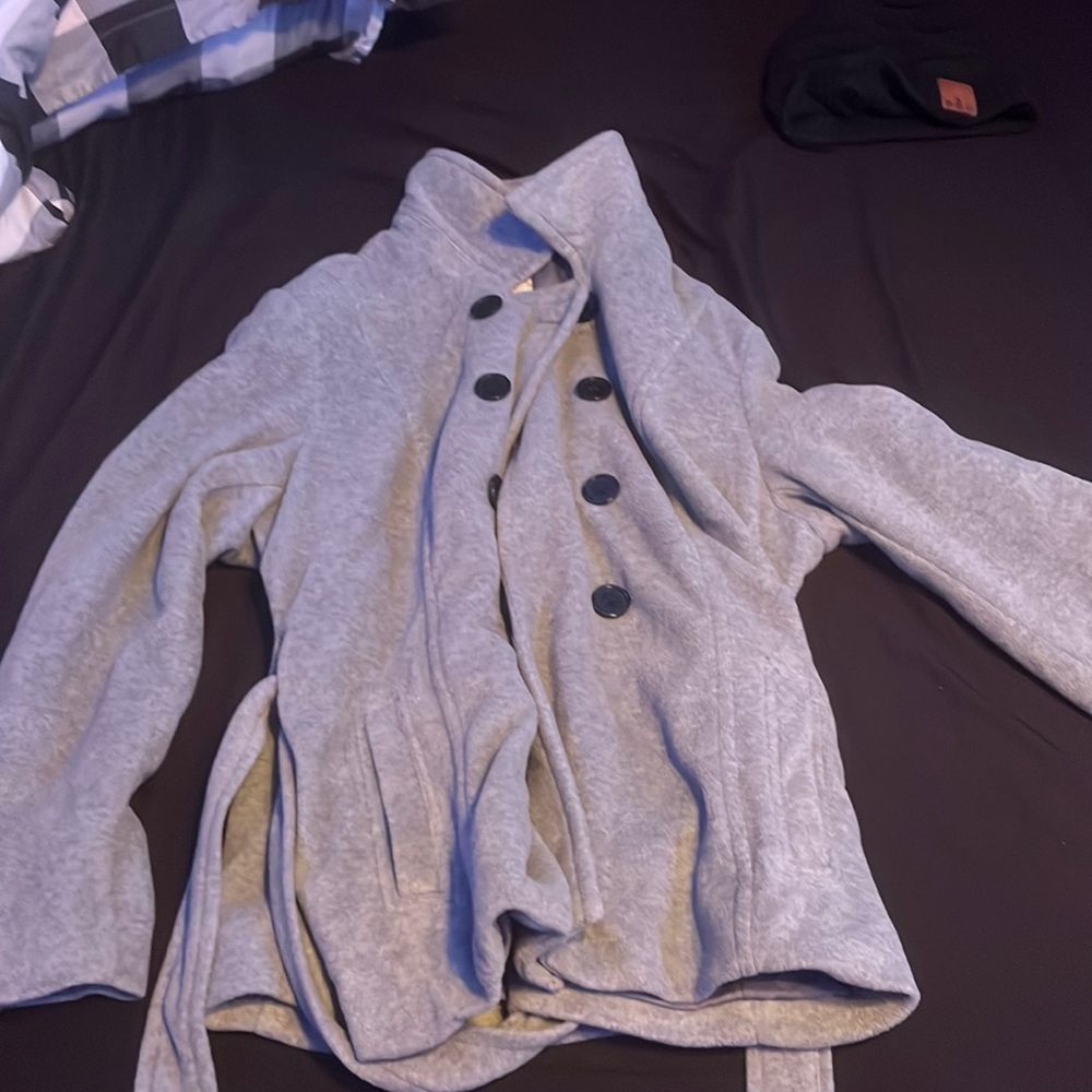 Gray coat